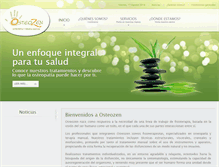 Tablet Screenshot of osteozen.com